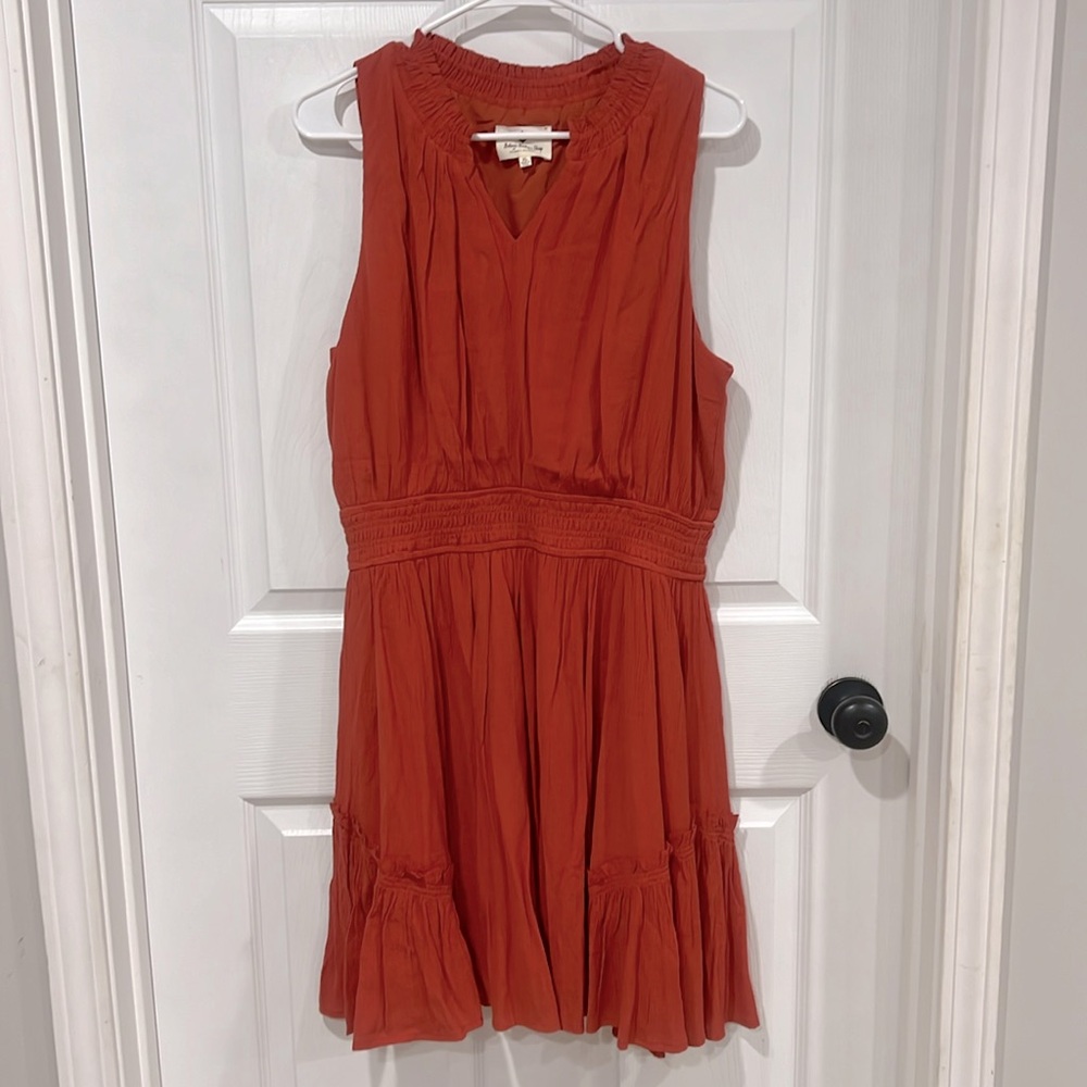 Orange Sleeveless Dress